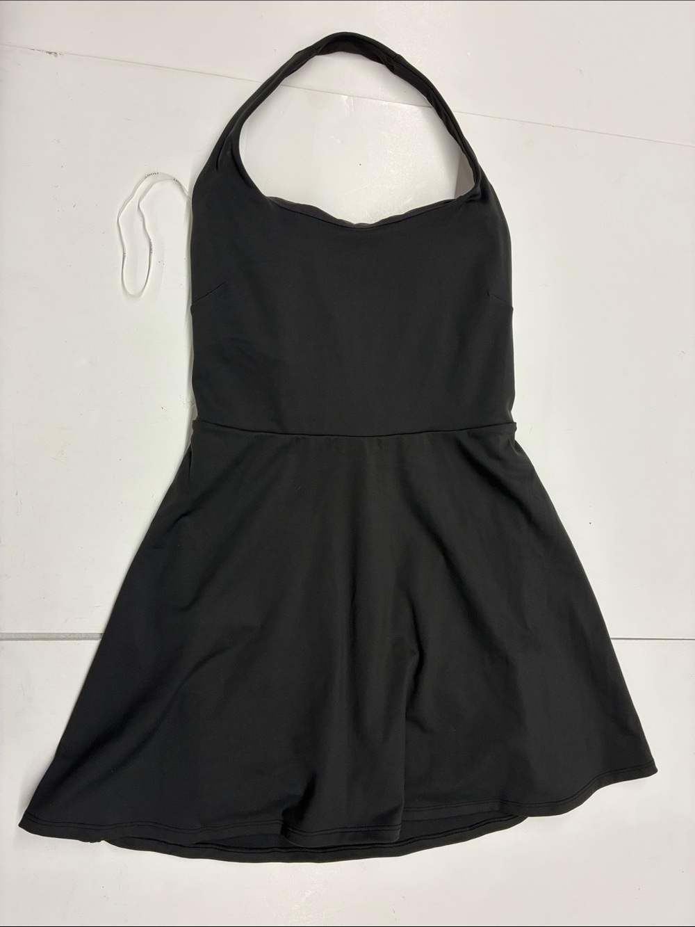 NEW Vuori Women’s Black Halter Skater Dress Size Small